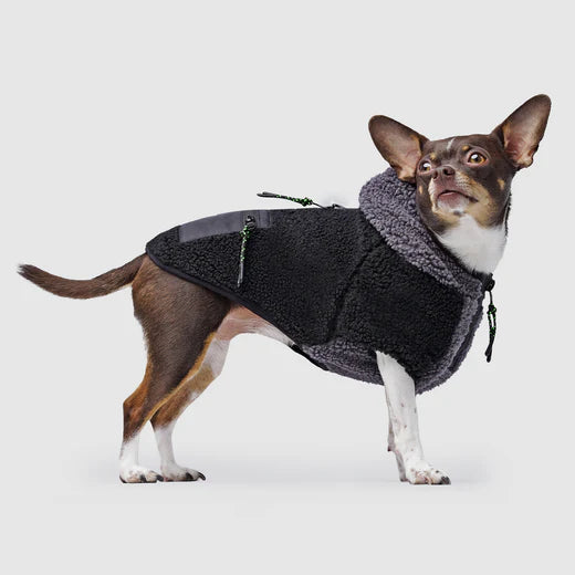 CANADA POOCH Cool Factor Sherpa Hoodie Noir Animo Compagnie Boutique