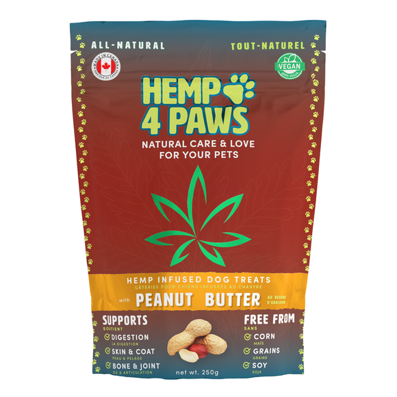 Hemps dogs treats beurre de peanut 250G