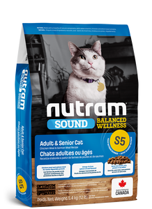 Nutram Sound S5: Chats Adultes ou Âgés